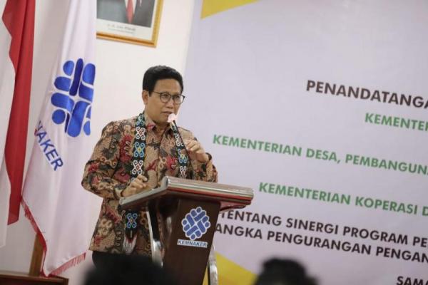 Menteri Tenaga Kerja Ida Fauziyah berharap MoU terkait dengan peningkatan kompetensi SDM di desa dan peningkatan kompetensi kewirausahaan desa bisa menekan angka pengangguran di desa.