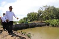 Menteri KKP Trenggono Blusukan ke Pulau Lusi alias Lumpur Sidoarjo di Dusun Tlocor