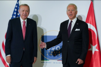 Biden dan Erdogan Bahas Jet Tempur F-16 dan Hak Asasi Manusia