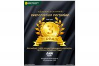 Raih Penghargaan AMH 2021, Kuntoro: Komunikasi Publik Penentu Keberhasilan Pembangunan Pertanian