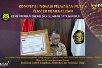 Kementerian ESDM Raih Penghargaan Top 45 Inovasi Pelayanan Publik