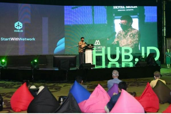 HUB.ID dirancang sebagai program business matchmaking yang mempertemukan startup digital dengan pihak yang memiliki kebutuhan inovasi dan strategi bisnis yang sama.