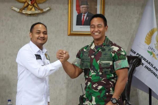 Panglima TNI siap bekerja sama dengan DPD RI serta siap menerima masukan dari DPD RI terkait persoalan pertahanan dan ketahanan nasional.