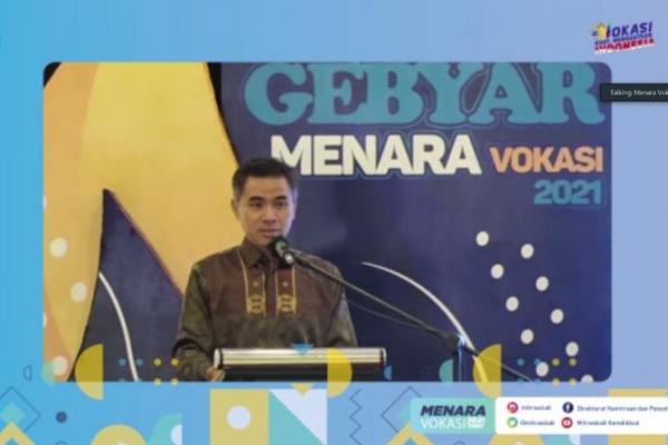 Direktorat Jenderal Pendidikan Vokasi, Kementerian Pendidikan, Kebudayaan, Riset, dan Teknologi sukses menghelat Gebyar Menara Vokasi Tahun 2021 yang digelar serentak di lima wilayah, yaitu Medan, Pekanbaru, Banjarmasin, Labuan Bajo, dan Kolaka.