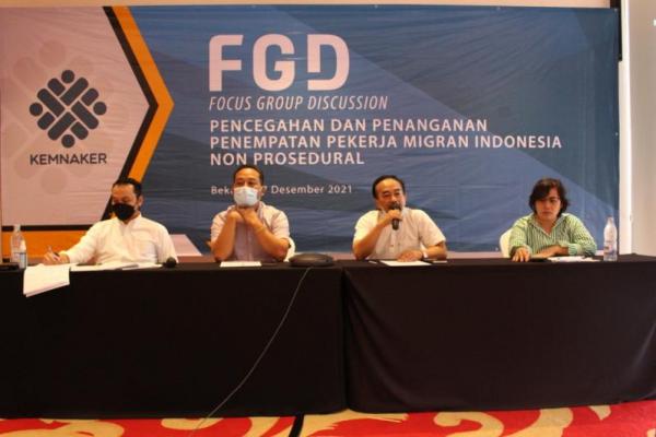 Hasil dari FGD ini akan dijadikan rekomendasi dalam mengambil kebijakan dalam policy brief yang dikeluarkan oleh Menaker Ida Fauziyah.