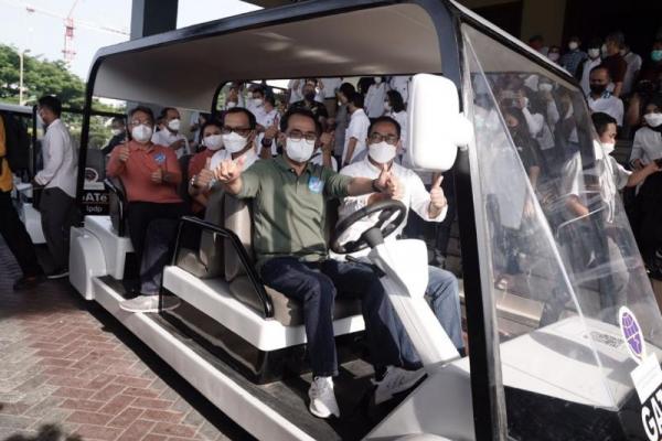 Universitas Gadjah Mada (UGM) berhasil melahirkan inovasi melalui kendaraan listrik, yang diberi nama Gadjahmada Airport Transporter Electric (GATe).