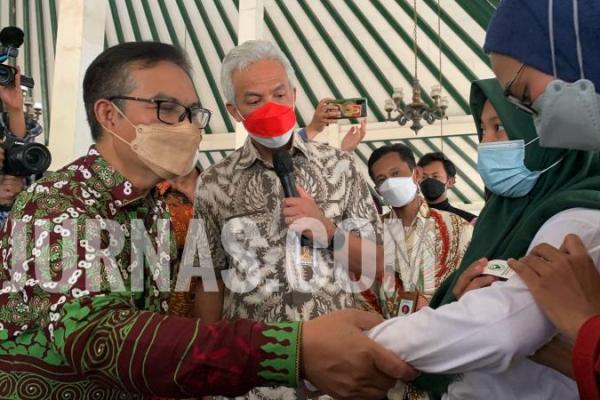 Boyolali jadi tempat peluncuran program tersebut karena angka stunting di Kabupaten yang berjuluk Kota Susu itu di bawah 10 persen.