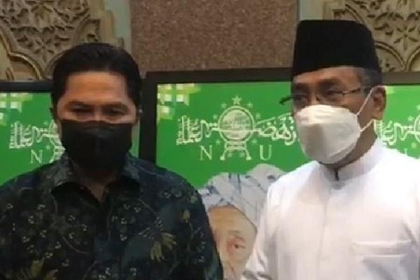 Menteri Badan Usaha Milik Negara (BUMN) Erick Thohir menegaskan komitmen BUMN dalam meningkatkan kualitas fasilitas dan pemberdayaan pada pondok pesantren (ponpes).