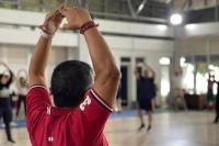 Kuat Lawan Pandemi, Megawati Budayakan Makanan Bergizi dan Senam