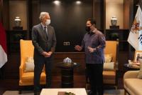 Pertemuan Erick Thohir dan Tony Blair Bahas Peran BUMN