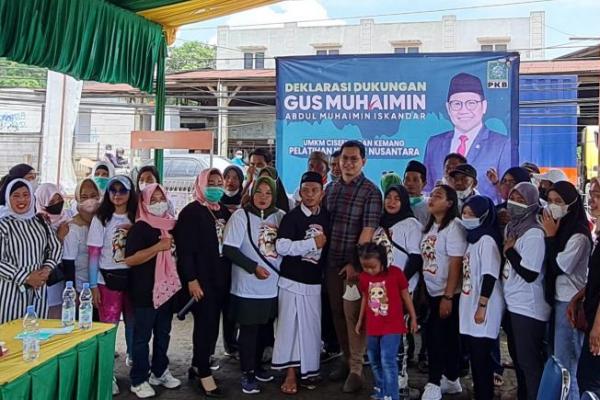 Pelaku UMKM di Kabupaten Bogor mendeklarasikan diri untuk mendukung Gus Muhaimin Presiden 2024.