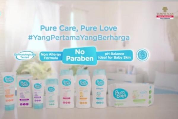 Pure Baby rangkaian lengkap produk bayi dengan kandungan ekstrak kolostrum guna menjaga dan merawat kulit bayi yang teramat halus dan sensitif