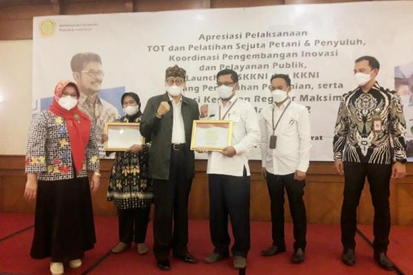BPPSDMP melauncing Standar Kompetensi Kerja Nasional Indonesia (SKKNI) dan Kerangka Kualifikasi Nasional Indonesia (KKNI) Bidang Penyuluhan Pertanian.