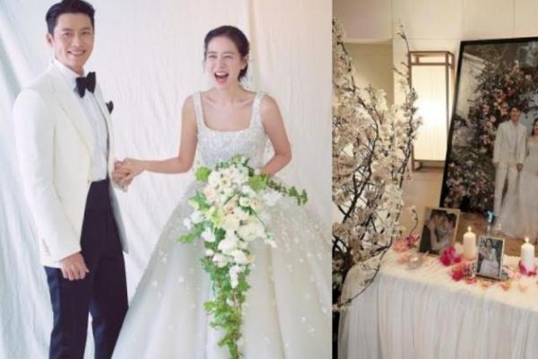 Pernikahan mewah pasangan artis Hyun Bin dan Son Ye-jin digelar di Aston House Grandwalker Hill Hotel, pada Kamis (31/3) sore ini.