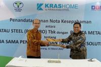 Krakatau Steel dan Tata Metal Lestari Kembangkan Total Steel Solution