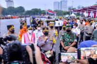 Pimpin Apel Ketupat, Kapolri Soroti Strategi Antisipasi Kemacetan dan Booster saat Mudik