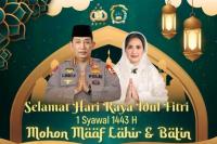 Kapolri Ucapkan Selamat Idul Fitri: Perkokoh Kebersamaan dan Rajut Persatuan Wujudkan Indonesia Tang