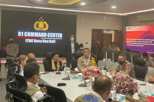 Apa yang ada di sini, 91 Command Center Polri ITDC akan kami jadikan sebagai percontohan pembuatan fasilitas dan sistem Command Center dalam penanganan kebencanaan di negara-negara yang menjadi anggota UNDRR.