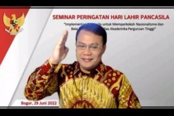 Bangsa Indonesia jangan sampai melupakan amanat pendiri bangsa dalam pemahaman Pancasila