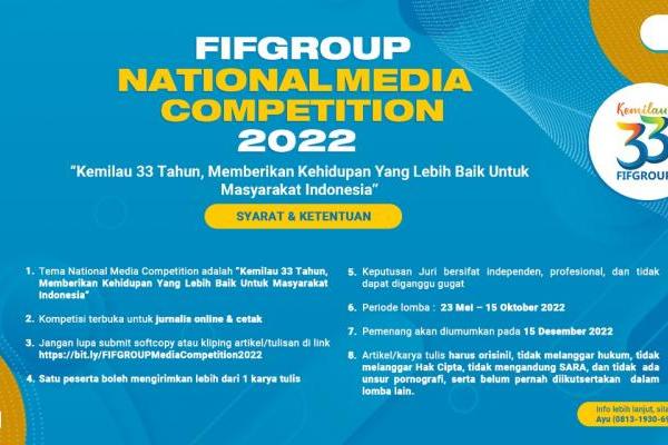 HUT ke-33, FIF Group Gelar Kompetisi Menulis bagi Jurnalis