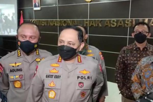 Koordinasi ini untuk membahas Tim Gabungan Pencari Fakta (TGPF) yang dibentuk Kapolri dan Komnas HAM