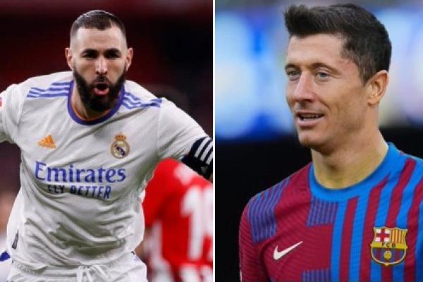 Duel Lewandowski vs Benzema di El Clasico, Siapa Lebih Gacor?