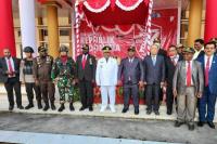 Diganggu Penembakan KKB, Bupati Intan Jaya: Upacara HUT ke-77 RI Tetap Khidmat