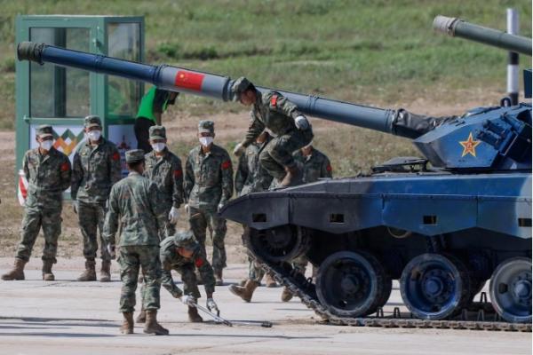China kirim pasukan ke Rusia untuk latihan militer.