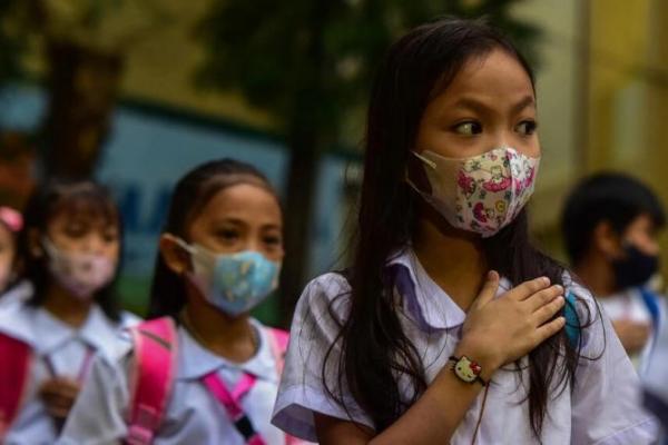 2,5 Tahun PJJ, Siswa di Filipina Kembali Sekolah Tatap Muka