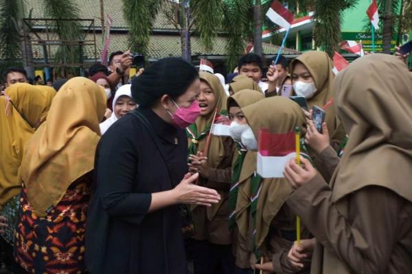 Puan menyampaikan hal itu saat melakukan sosialisasi 4 pilar di SMK Muhammadiyah II, Kota Bandar Lampung,