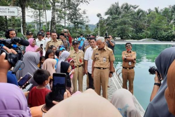 Wisata baru di Purbalingga tawarkan konsep belajar luar ruang bikin Ganjar Pranowo kagum.