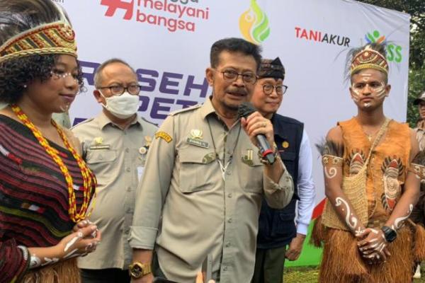 Mentan Syahrul buka sarasehan Petani Milenial 2022.