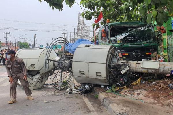 KNKT tegaskan kondisi truk trailer kecelakaan maut di Kranji, Bekasi, layak jalan dan kondisi bagus.