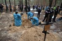 UE Serukan Pengadilan Kejahatan Perang atas Kuburan Massal Ukraina