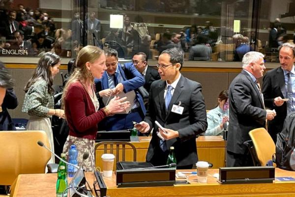 Mendikbudristek Bicara Teknologi Pendidikan di Markas Besar PBB