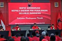 PDIP Kumpulkan 93 Kepala Daerah Dengarkan Pengarahan Ketum Megawati