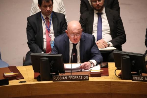 Rusia veto resolusi PBB yang kutuk pencaplokan Ukraina.
