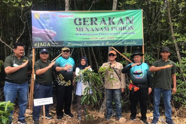 Irjen Kementan Ajak Jaksa dan Masyarakat Lampung Ikut Tanam Pohon Buah