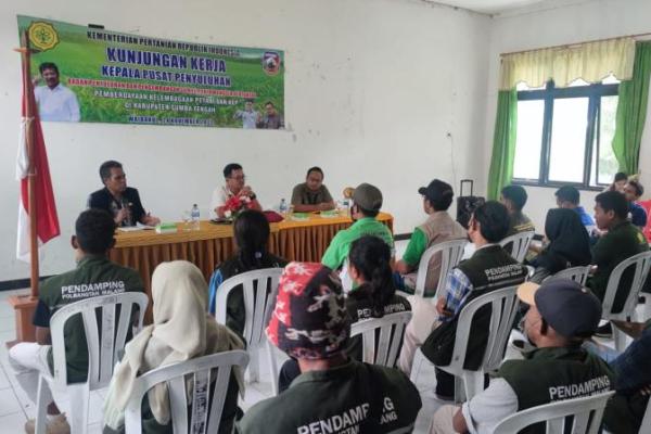 Kementan Dorong Pemberdayaan Kelembagaan Petani dan KEP di Kabupaten Sumba Tengah.
