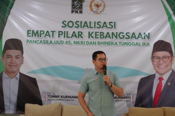 Tommy Kurniawan lakukan sosialisasi empat pilar kepada muda-mudi bangsa di Kabupaten Bogor.