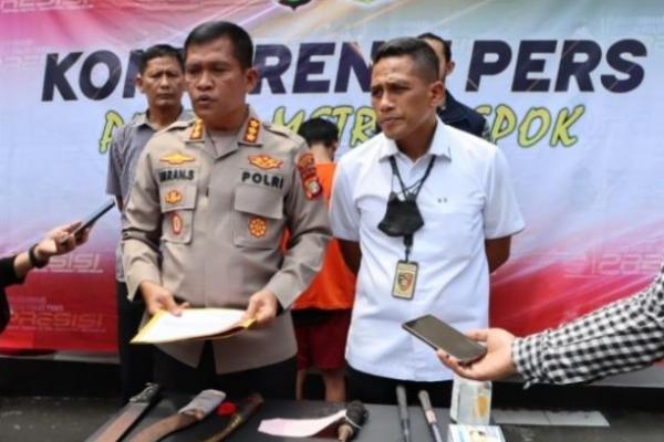 Polres Metro Depok mengamankan pelaku pencurian spesialis rumah kosong. 