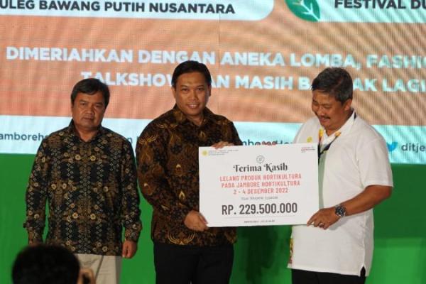 Rp 229 Juta Hasil Lelang Produk Hortikultura untuk Korban Gempa Cianjur