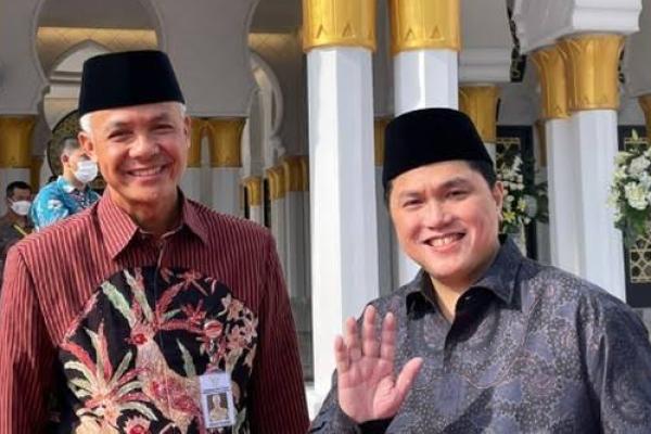 Dulu Indonesia memiliki Soekarno seorang solidarity maker, sedangkan Hatta itu seorang administrator maker, nah saya melihat dalam teori tersebut ada pada sosok Ganjar dan Erick.