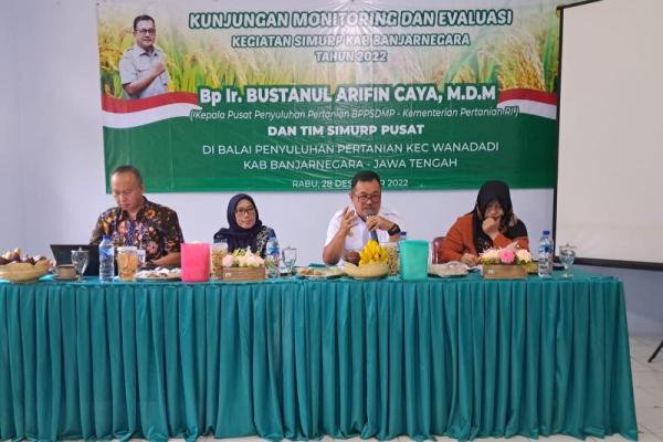 Kementan Perkuat Peran dan Fungsi BPP di Kabupaten Banjarnegara Jawa Tengah.