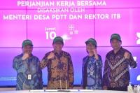 Tingkatkan Sinergitas, Kemendes PDTT dan ITB Tandatangani PKB