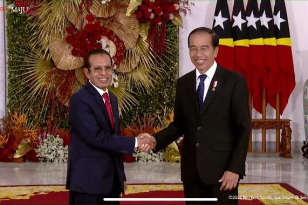 Hal itu disampaikan Presiden Jokowi dalam konferensi pers bersama dengan Perdana Menteri Timor Leste Taur Matan Ruak 