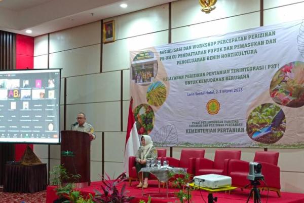 Kementan pastikan izin usaha bidang pupuk dan benih Hortikultura terintegrasi OSS