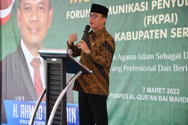 Yandri Susanto Ajak Penyuluh Agama Islam Ikut Menyelesaikan Persoalan Bangsa dan Negara