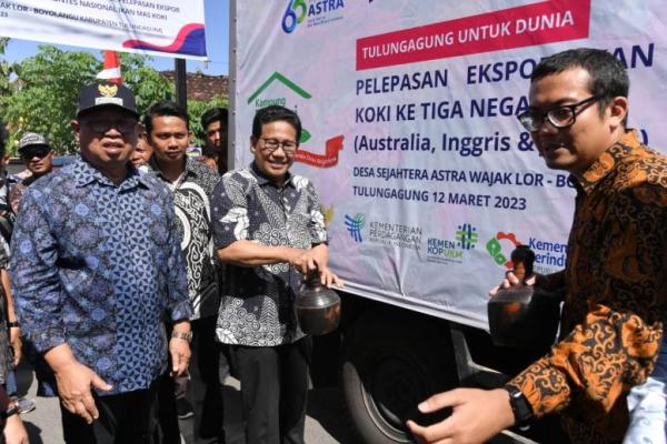 Lepas ekspor ikan mas koki asal Tulungagung, Gus Halim: Jadi pengungkit ekonomi desa