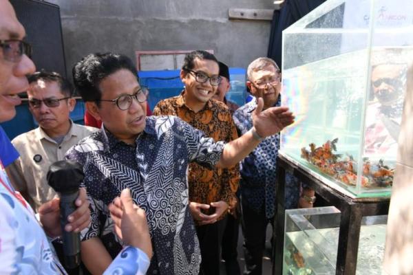 Gus Halim optimis ikan mas koki Tulungagung mendunia